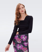 Load image into Gallery viewer, DVF	DOLORES TOP BLACK
