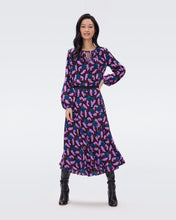 Load image into Gallery viewer, DVF	FREDDIE BLOUSE	AUTUMN BERRIES LG PINK ME