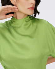 Load image into Gallery viewer, DVF	OLYMPIA TOP CHARTREUSE