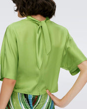 Load image into Gallery viewer, DVF	OLYMPIA TOP CHARTREUSE