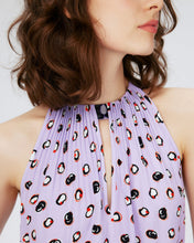 Load image into Gallery viewer, DVF	LILIA TOP	PAINT DOTS ORCHIID