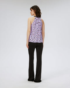 DVF	LILIA TOP	PAINT DOTS ORCHIID