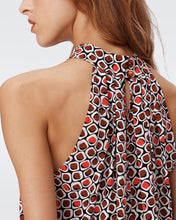 Load image into Gallery viewer, DVF	ARES TOP PEBBLES RED