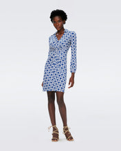 Load image into Gallery viewer, DVF	CHUCK DRESS VINTAGE CANE MED MIDNIGHT BLUE