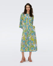 Load image into Gallery viewer, DVF	SCOTT DRESS BIRD OF PARADISE PINK