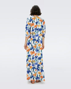 DVF	DROGO DRESS DIANTHUS MED IVORY