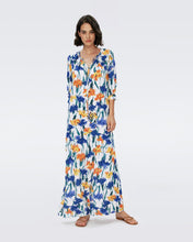 Load image into Gallery viewer, DVF	DROGO DRESS DIANTHUS MED IVORY