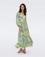 Load image into Gallery viewer, DVF	LINA DRESS	BIRD OF PARADISE PINK