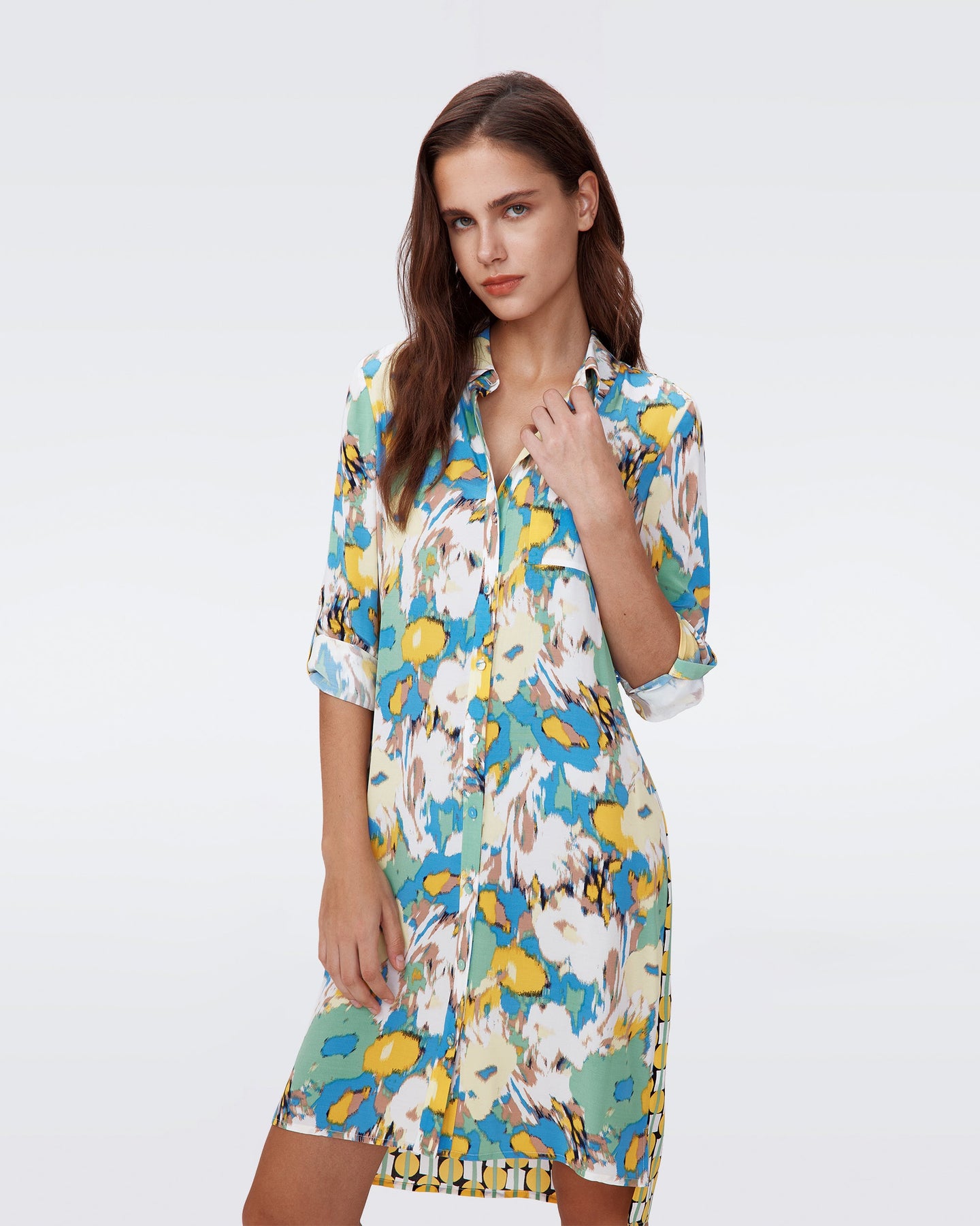 DVF	PRITA DRESS	DAY DREAM FLORAL