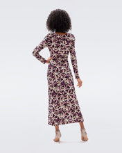 Load image into Gallery viewer, DVF	SYLVIANA DRESS	FALL LEAVES MED