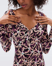 Load image into Gallery viewer, DVF	SYLVIANA DRESS	FALL LEAVES MED