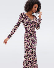 Load image into Gallery viewer, DVF	SYLVIANA DRESS	FALL LEAVES MED