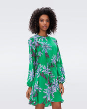 Load image into Gallery viewer, DVF SYDNEY MINI DRESS PARIS FLORAL MULTI