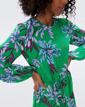 Load image into Gallery viewer, DVF SYDNEY MINI DRESS PARIS FLORAL MULTI