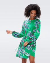 Load image into Gallery viewer, DVF SYDNEY MINI DRESS PARIS FLORAL MULTI