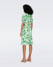 Load image into Gallery viewer, DVF	JEMMA DRESS EARTH FLORAL MULTI