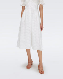 DVF	ERICA DRESS IVORY