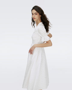 DVF	ERICA DRESS IVORY