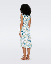 Load image into Gallery viewer, DVF	LIVIA DRESS	DIANTHUS LARGE MED BLUE