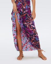 Load image into Gallery viewer, DVF	CHARLOTTE REVERSIBE DRESS	POME PINE FLORAL MULT