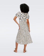 Load image into Gallery viewer, DVF	VIOLLA DRESS LILY OF THE VLY LG IV/MED IV