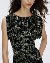 Load image into Gallery viewer, DVF	GERTRUDE DRESS RIBBON SNAKE