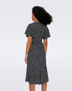 DVF	CECELIA DRESS TIGRIS