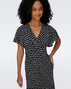 DVF	CECELIA DRESS TIGRIS