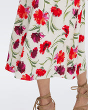 Load image into Gallery viewer, DVF	CLARK DRESS DIANTHUS LARGE MED RED