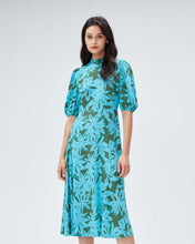 Load image into Gallery viewer, DVF	NELLA DRESS BRUSHED PETALS POOL PARTY