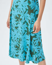 Load image into Gallery viewer, DVF	NELLA DRESS BRUSHED PETALS POOL PARTY