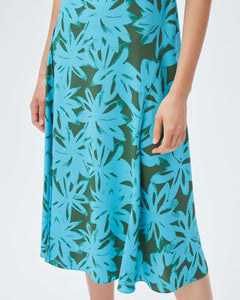 DVF	NELLA DRESS BRUSHED PETALS POOL PARTY