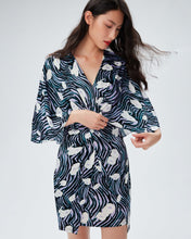 Load image into Gallery viewer, DVF	EMMALINE DRESS OCEAN TIDE ORCHID