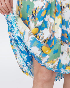 DVF	KOREN REVERSIBLE DRESS JUN BLM BU/DAY DREAM FLORAL