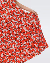 Load image into Gallery viewer, DVF	NYCK DRESS	CLOUD PATCH RED