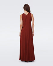 Load image into Gallery viewer, DVF	ALIA DRESS CHESTNUT