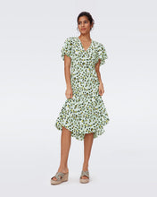 Load image into Gallery viewer, DVF	CECELIA DRESS DITZY ANIMAL