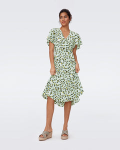 DVF	CECELIA DRESS DITZY ANIMAL