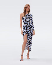 Load image into Gallery viewer, DVF	SYLVIANA DRESS DOT BLOSSOM SKY BLUE