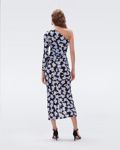 Load image into Gallery viewer, DVF	SYLVIANA DRESS DOT BLOSSOM SKY BLUE