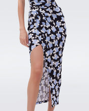 Load image into Gallery viewer, DVF	SYLVIANA DRESS DOT BLOSSOM SKY BLUE