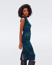 Load image into Gallery viewer, DVF	DARRIUS DRESS MOIRE TIGER