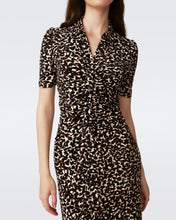 Load image into Gallery viewer, DVF	ZOEY DRESS	CAMO LEOPARD