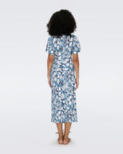 Load image into Gallery viewer, DVF	ZETNA DRESS BIRD OF PARADISE IVORY