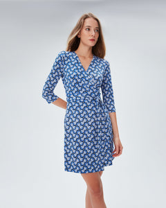 DVF	NEW JULIAN TWO DRESS DAISY GEO MED