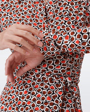Load image into Gallery viewer, DVF	DIDI DRESS PEBBLES RED