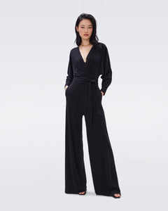 DVF	FANNY JUMPSUIT	BLACK