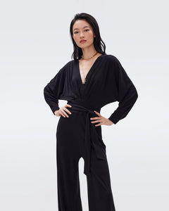 DVF	FANNY JUMPSUIT	BLACK