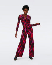 Load image into Gallery viewer, ROSE MARIE JUMPSUIT IN MAGIC DOT BERRY