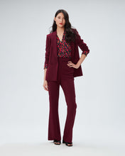 Load image into Gallery viewer, DVF	NOLAN PANTS BURGENDY